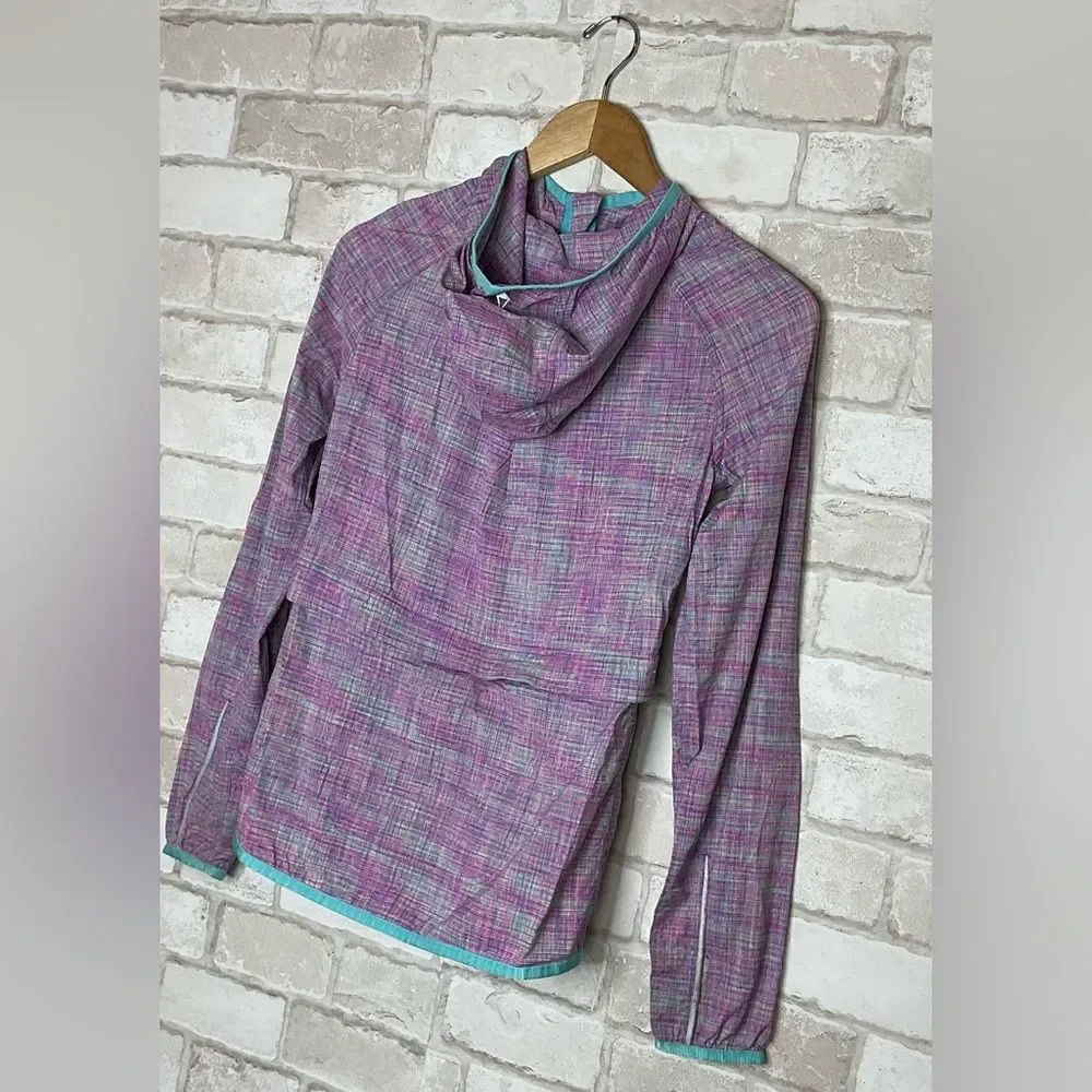 Ivivva Girls Space Dye Lightweight Performance Jacket Size 12